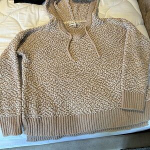 Knox Rose Textured Knit Sweater in Tan